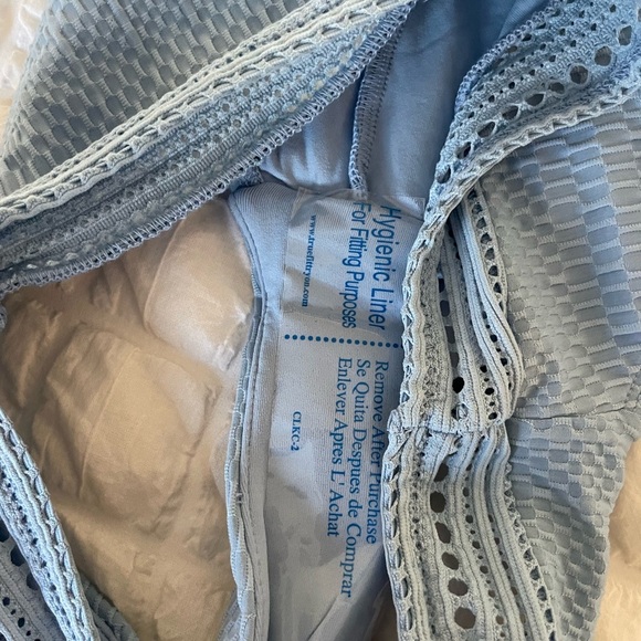 Robin Piccone Perla pacific blue textured bikini bottom - Picture 6 of 7